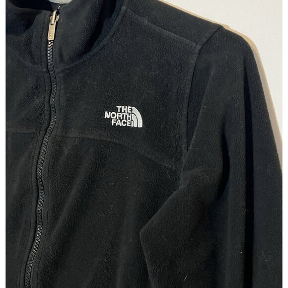 The North Face Full Zip Fleece Jacket Women’s Size Small Black Winter Outdoor - Picture 9 of 12